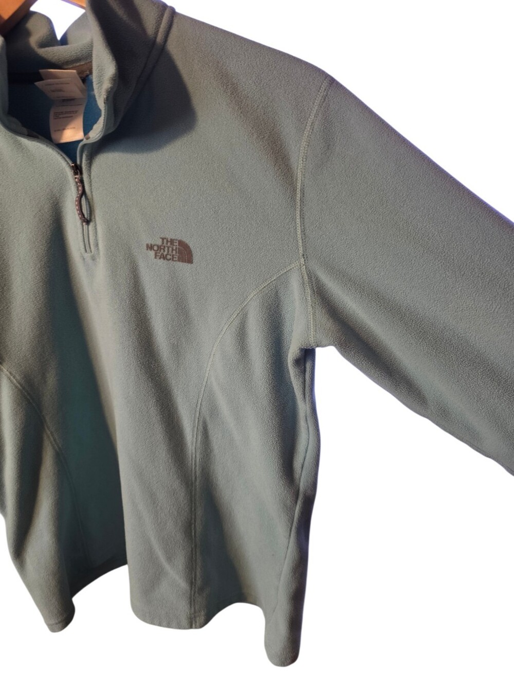 The North Face Women's Teal Half-Zip Pullover - Picture 5 of 11